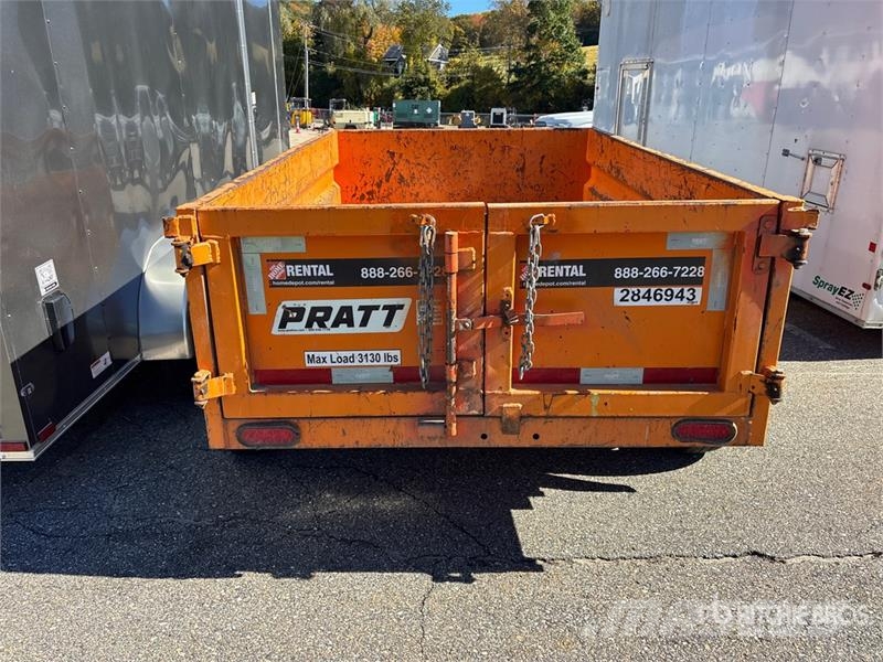  Pratt EZD08641 8 ft S/A Dump Utility Trailer Самоскиди