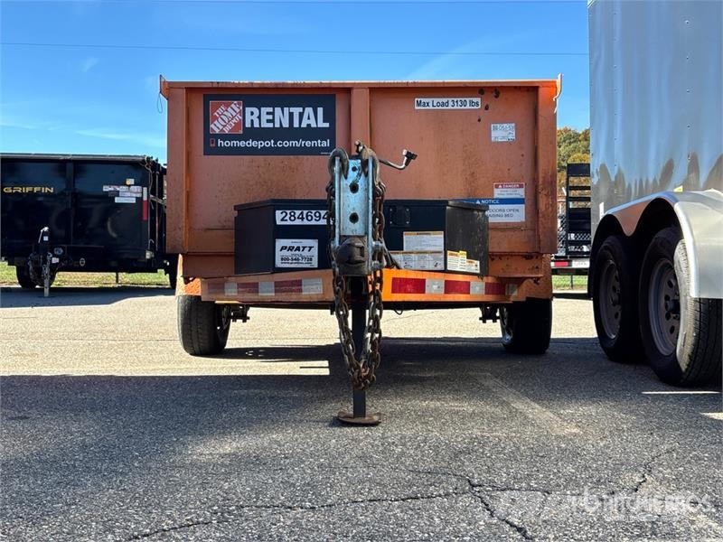  Pratt EZD08641 8 ft S/A Dump Utility Trailer Самоскиди