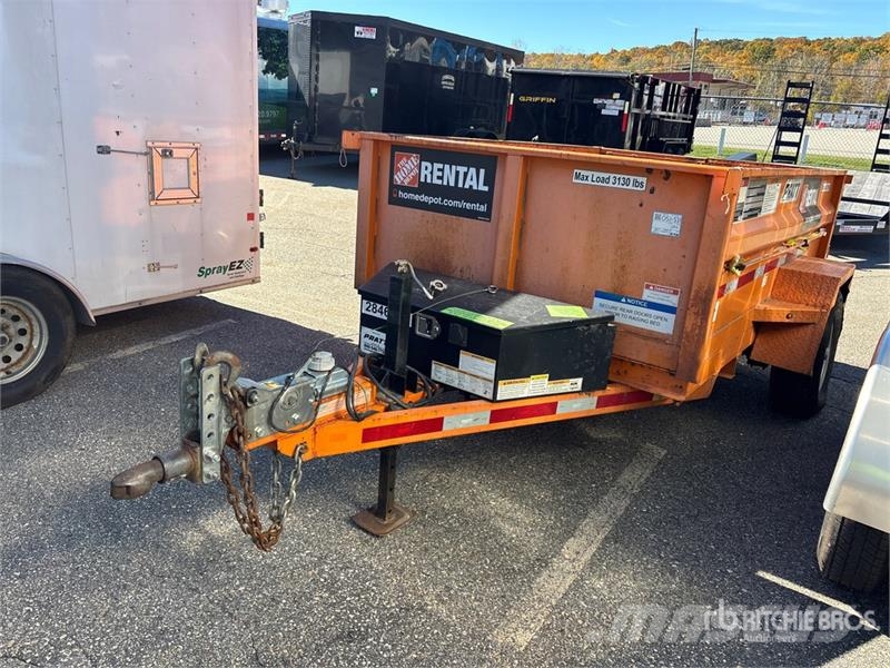  Pratt EZD08641 8 ft S/A Dump Utility Trailer Самоскиди