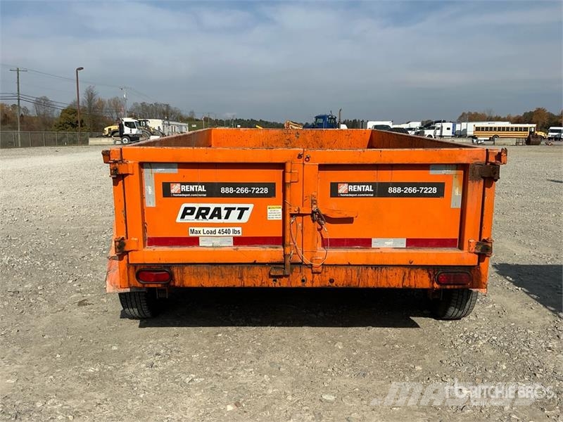 Pratt EZD11762 10 ft T/A Dump Utility Trailer Remorque benne