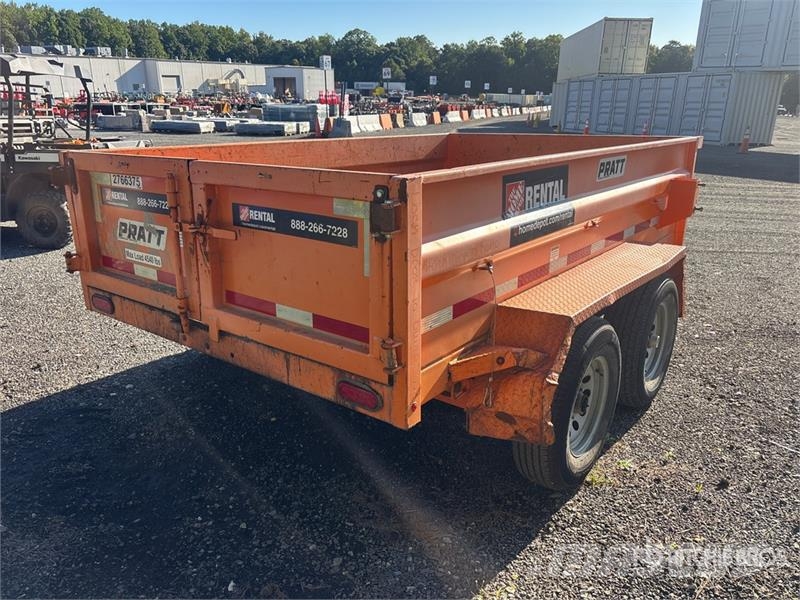  Pratt EZD11762 10 ft T/A Dump Utility Trailer Самоскиди