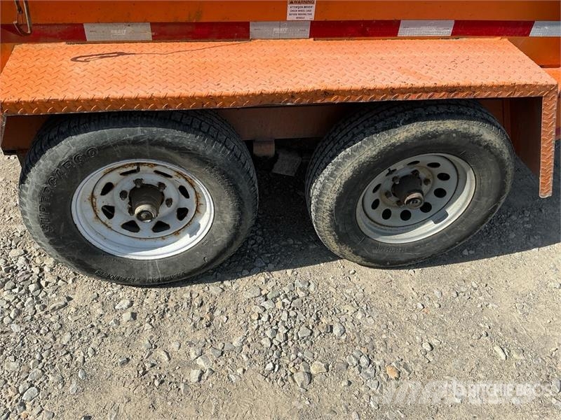 Pratt EZD11762 10 ft T/A Dump Utility Trailer Remorque benne