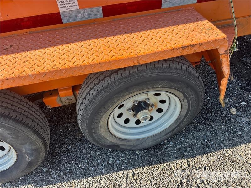  Pratt EZD11762 10 ft T/A Dump Utility Trailer Самоскиди