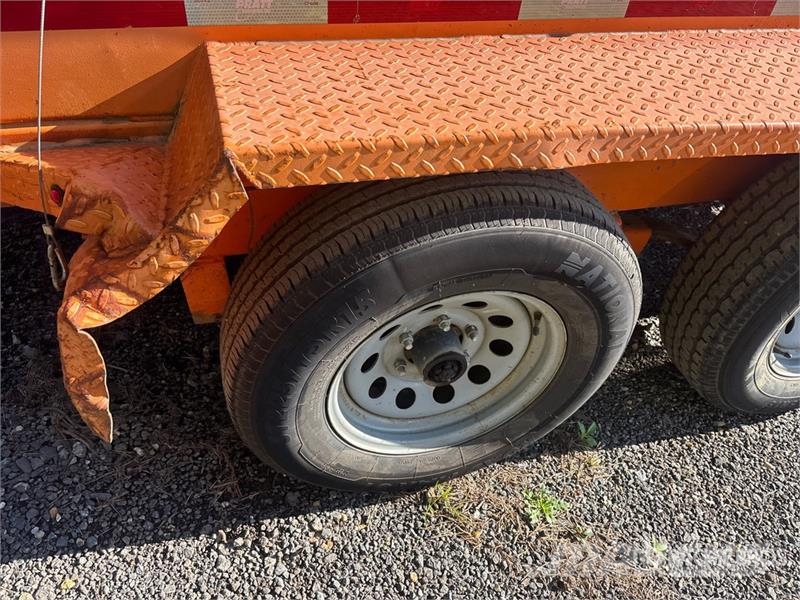  Pratt EZD11762 10 ft T/A Dump Utility Trailer Самоскиди