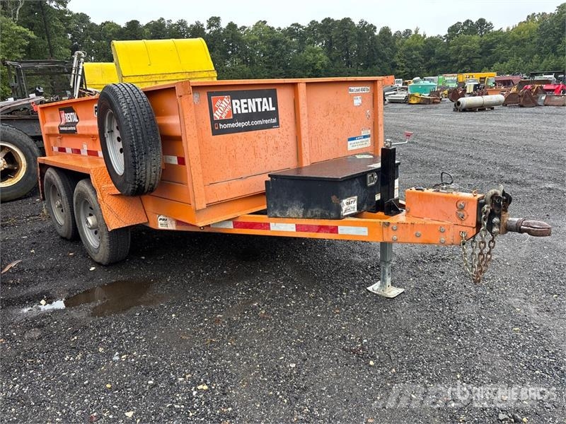  Pratt EZD11762 10 ft T/A Dump Utility Trailer Самоскиди