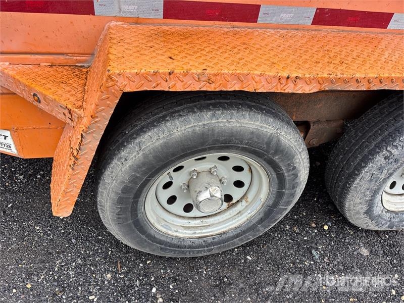  Pratt EZD11762 10 ft T/A Dump Utility Trailer Самоскиди