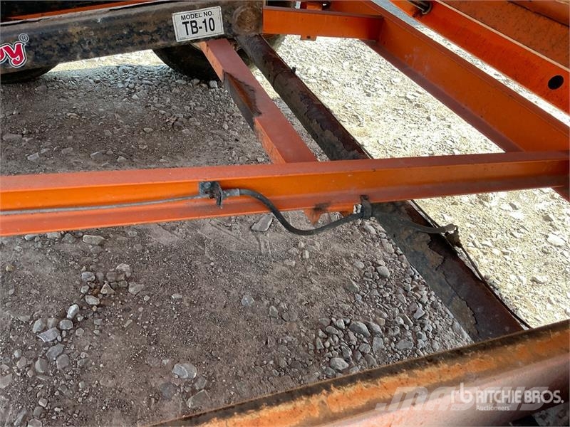 Pratt EZD11762 10 ft T/A Dump Utility Trailer Remorque benne