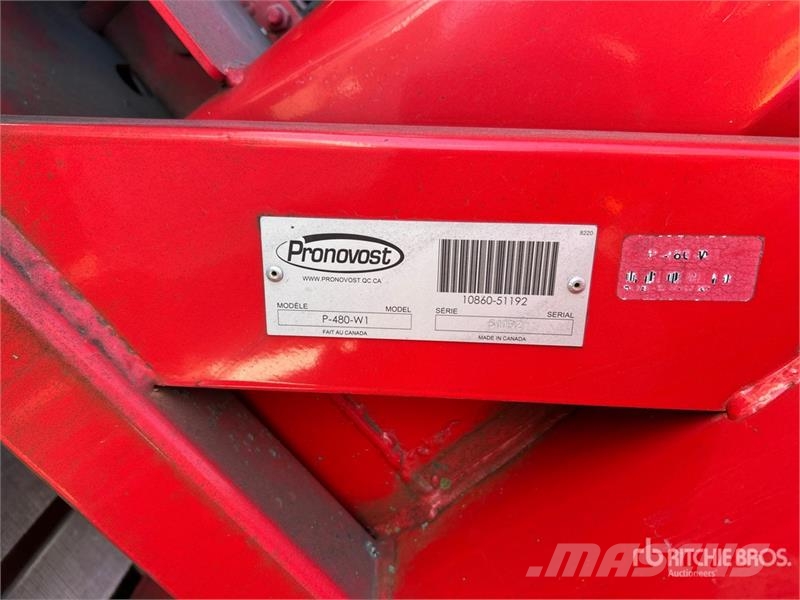  Pronovost P-480-W1 48 in Skid Steer Snowblower قاذفات الجليد