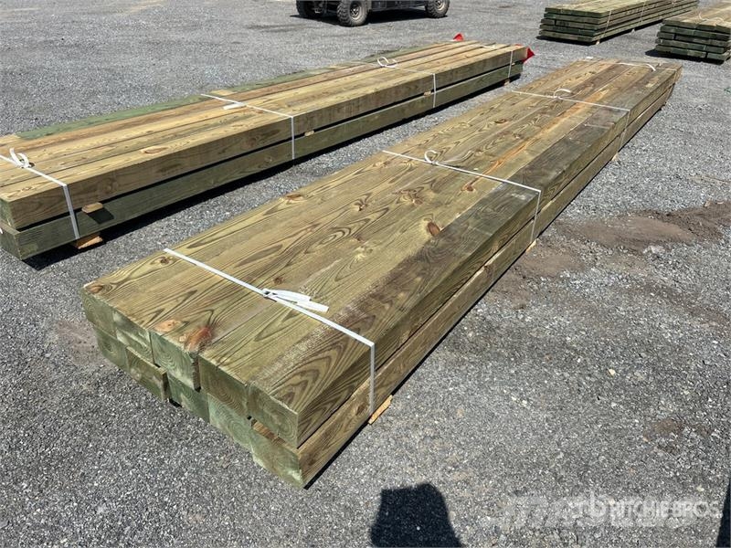 Quantity of (10) 6 in x 8 in x 20 ft Marine Grade Other components