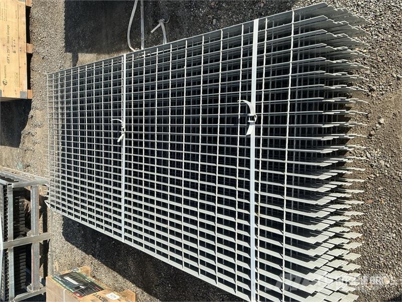 Quantity of (10) KJ K0703 Steel Grating (Unused) المصاعد والرافعات المادية