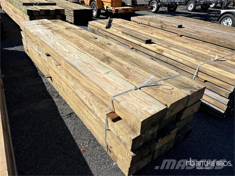  Quantity of (12) 6 in x 12 in x 12 ft Pressure Tre مكونات أخرى