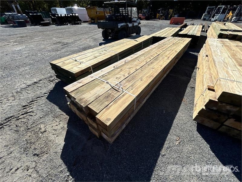  Quantity of (15) 6 x 8 x 18 ft Pressure Treated Lu مكونات أخرى
