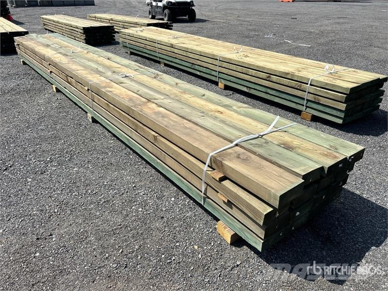 Quantity of (16) 4 in x 10 in x 24 ft Marine Grade Other components