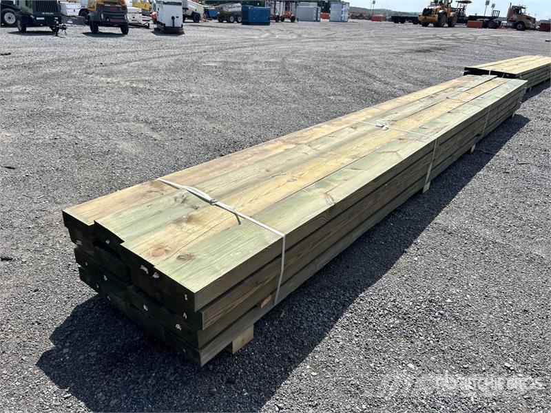 Quantity of (16) 4 in x 10 in x 24 ft Marine Grade Other components