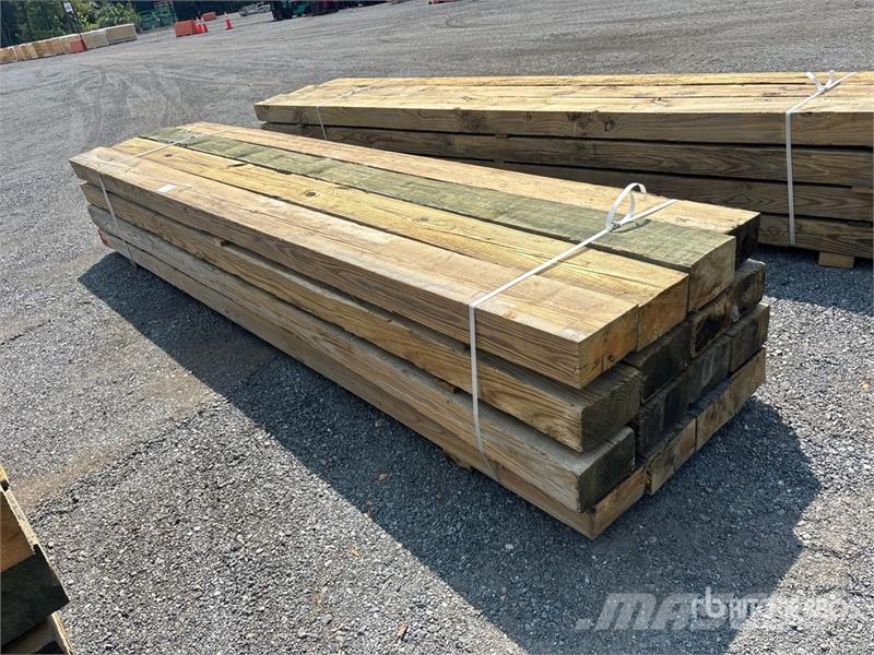 Quantity of (16) Surplus Pressure Treated Lumber L Other components