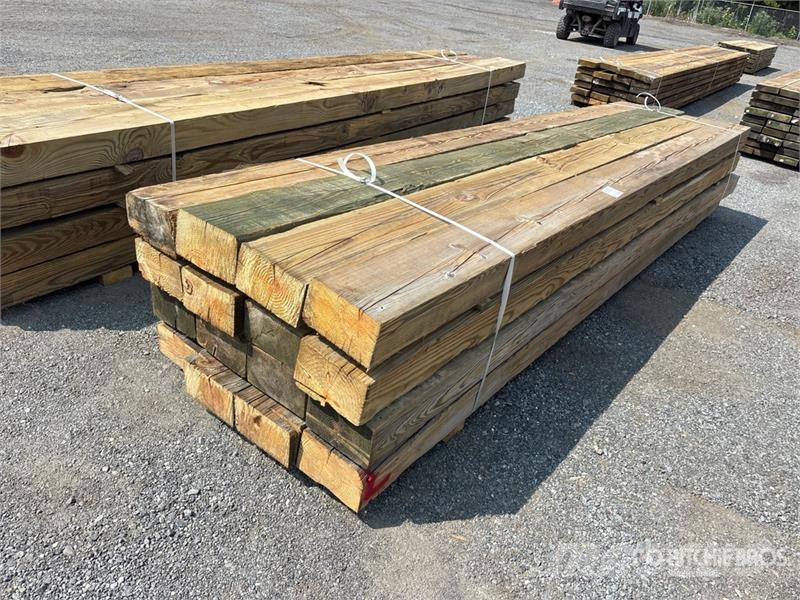 Quantity of (16) Surplus Pressure Treated Lumber L Other components