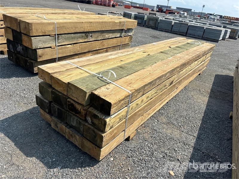 Quantity of (16) Surplus Pressure Treated Lumber L Other components