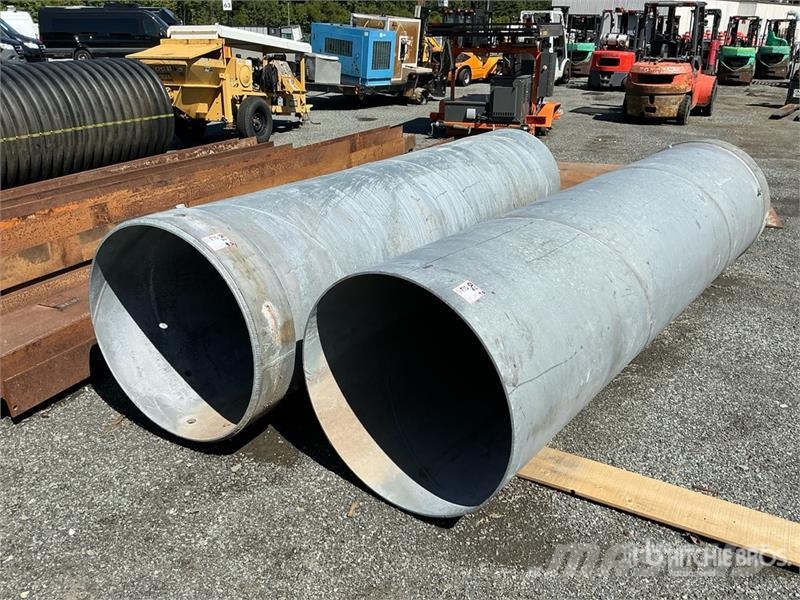 Quantity of (2) 36 in Pile Casing Pipe Irrigation systems