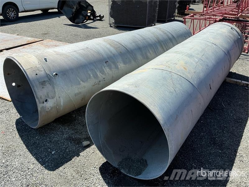 Quantity of (2) 36 in Pile Casing Pipe Irrigation systems