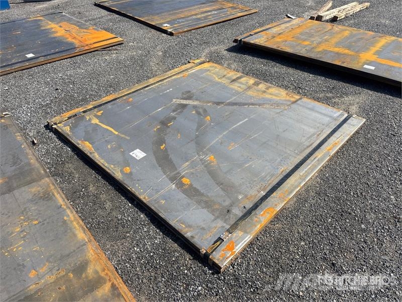 Quantity of (2) Kit Containers 72x75x.75 Steel Pl Other components