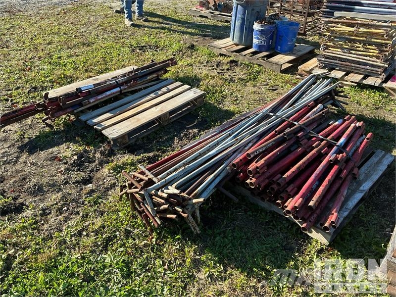  Quantity of (2) Pallets of Safety Rail Safety Supp مكونات أخرى