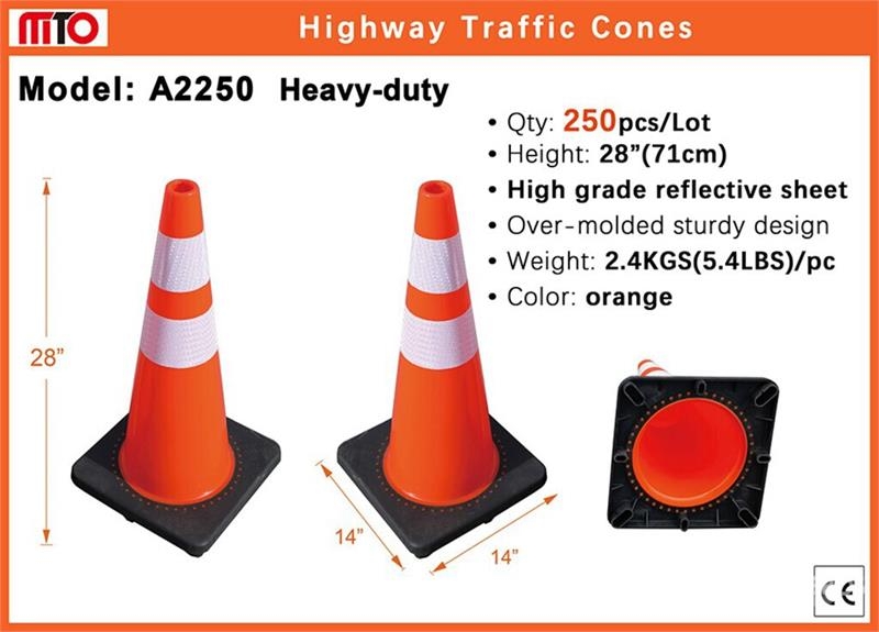 Quantity of (250) MTO A2250 28 in Traffic Cones ( 파이프레이어 도저