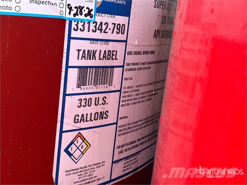 Quantity of (3) Schaeffers 330 gal oil Tank صهاريج الوقود والصهاريج الإضافية