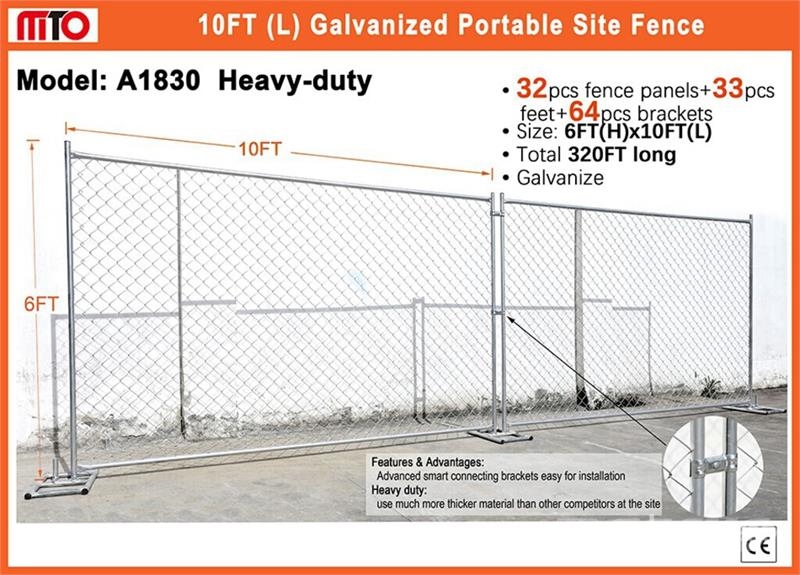 Quantity of (32) MTO A1830 10 ft x 6 ft Chain Lin Other components
