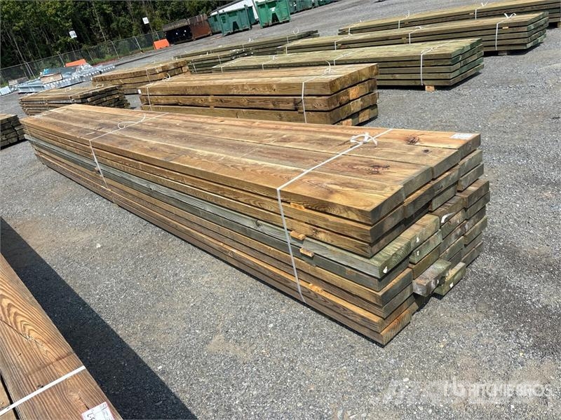 Quantity of (36) 3 in x 10 in x 24 ft Surplus Pres Other components