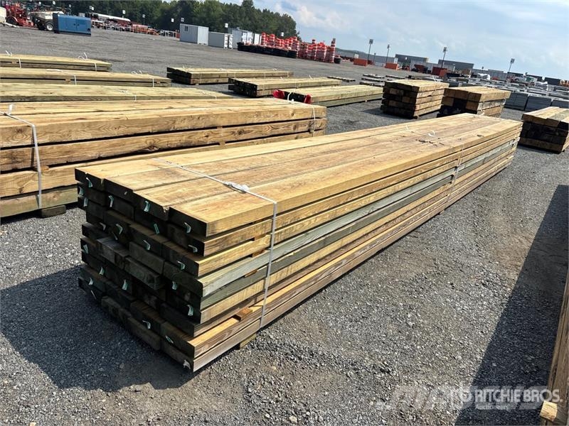 Quantity of (36) 3 in x 10 in x 24 ft Surplus Pres Other components