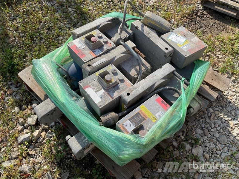 Quantity of (4) Tirak XE701P Electric Construction Other components