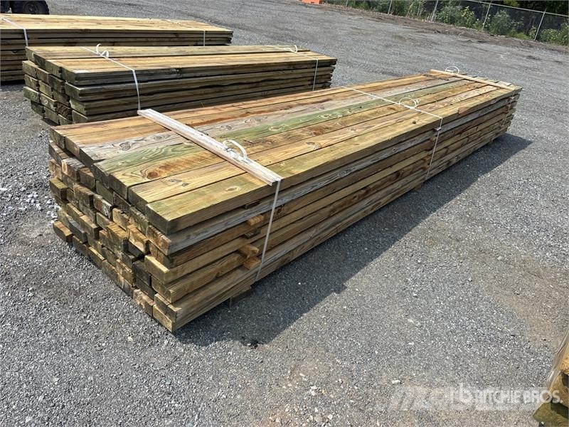 Quantity of (49) 3 in x 6 in x 18 ft Surplus Press Other components