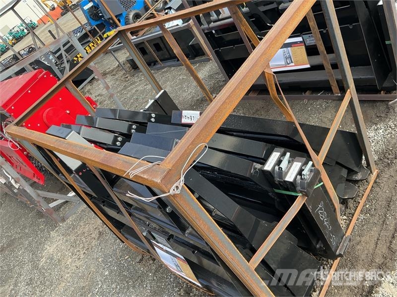 Quantity of (5) AGT SSCPF48-4400-WFF Skid Steer F Fourche
