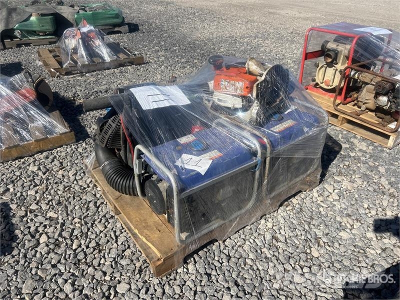 Quantity of (5) Mobile Back Pack Blowers & Generat Diesel Generators