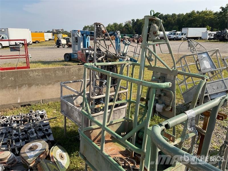 Quantity of (5) Spider ST-17 Air Wire Rope Baskets Other components