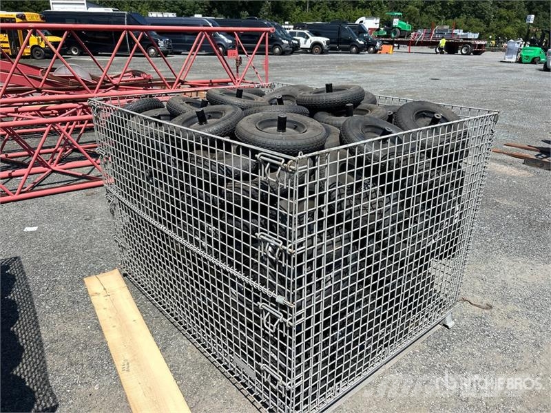 Quantity of 56 in x 70 in Wheelbarrow Wheels And T Other components