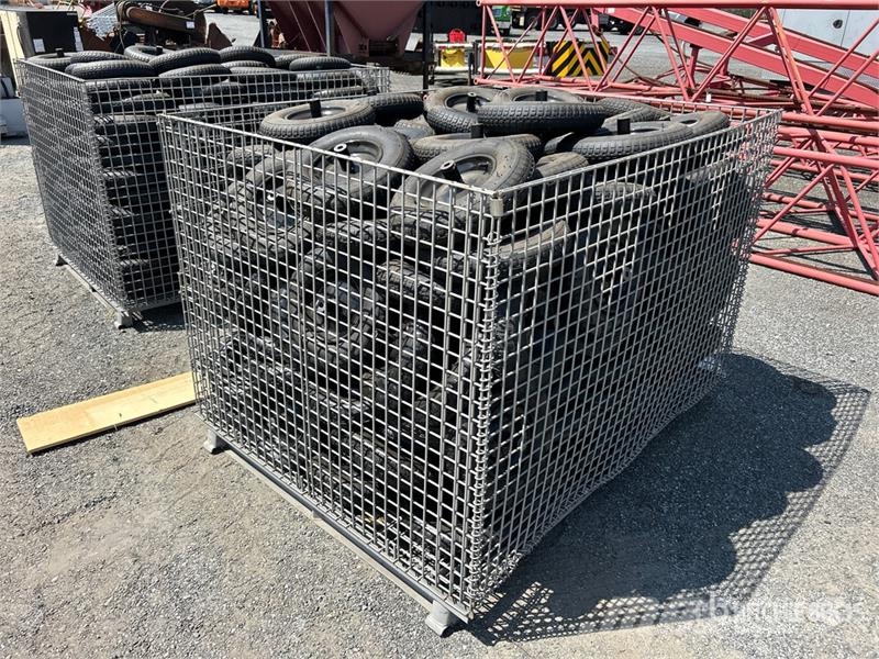  Quantity of 56 in x 70 in Wheelbarrow Wheels And T Other components