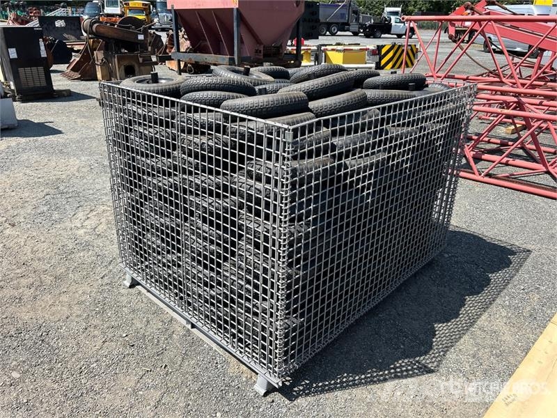 Quantity of 56 in x 70 in Wheelbarrow Wheels And T Other components