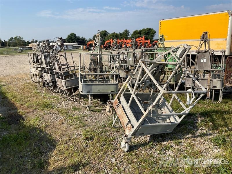 Quantity of (6) Spider ST-17 Air Wire Rope Baskets Other components