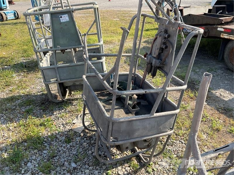 Quantity of (6) Spider ST-17 Air Wire Rope Baskets Other components