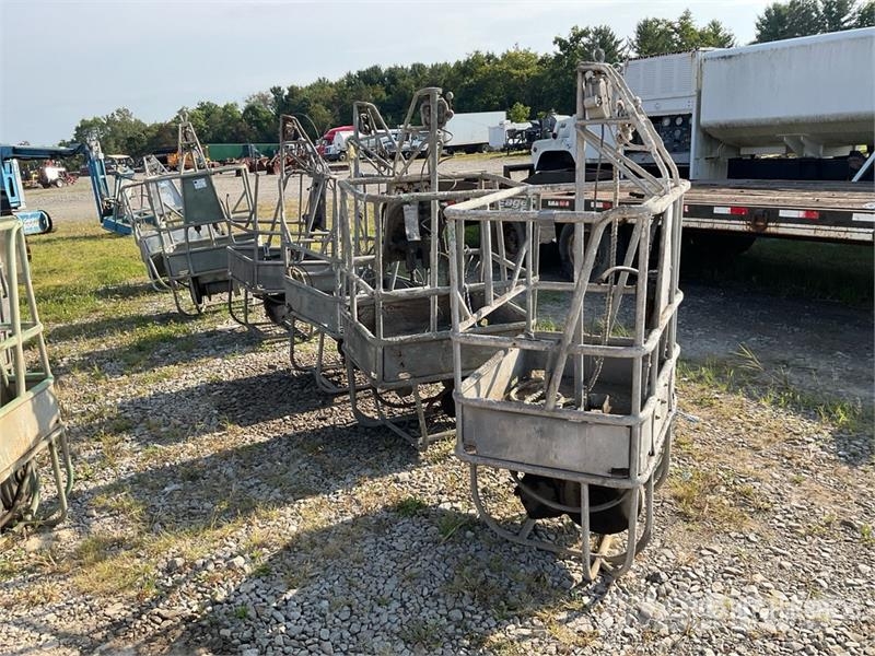 Quantity of (6) Spider ST-17 Air Wire Rope Baskets Other components