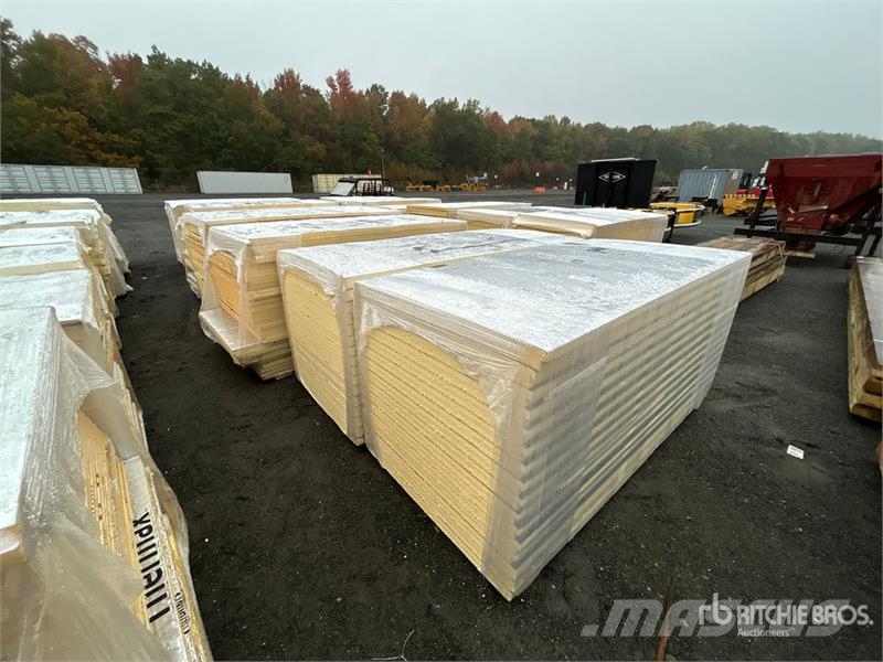Quantity of (8) Pallets of 96 in x 48 in Polyiso I Seilwinden, Bauaufzüge und Lastenaufzüge
