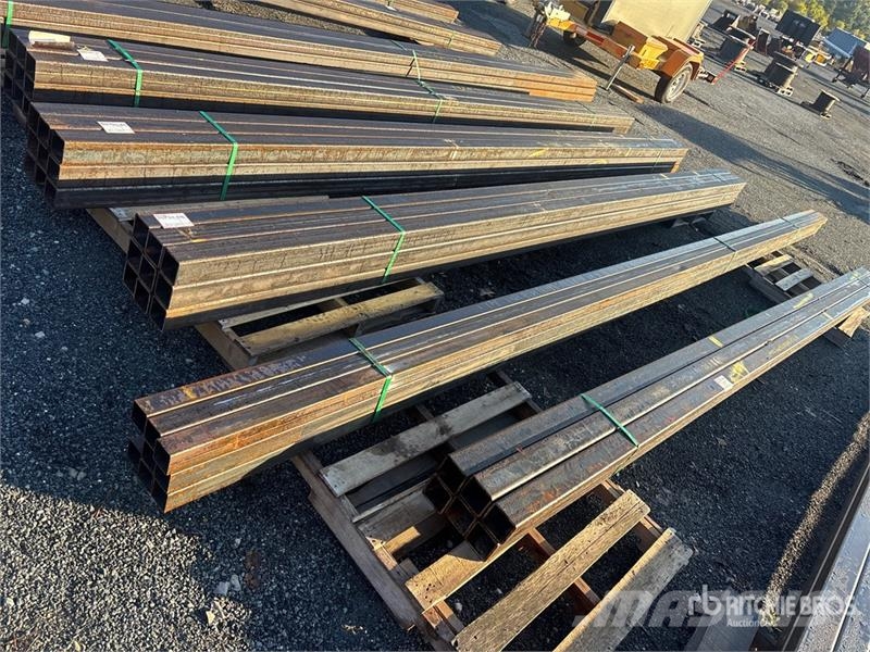 Quantity of (9) Kit Containers Steel 288x2.5x2.5 Kastmissüsteemid