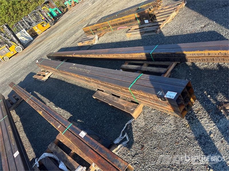 Quantity of (9) Kit Containers Steel 224x3.5x3.5 Kastmissüsteemid