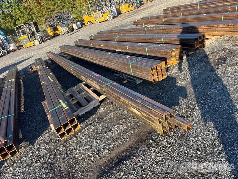 Quantity of (9) Kit Containers Steel 288x2.5x2.5 Kastmissüsteemid