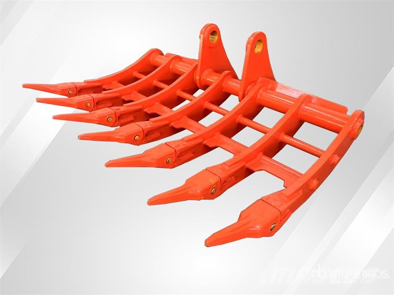 Raytree RER320-65 65 in Excavator Rake - Fits Cat Rakes and tedders