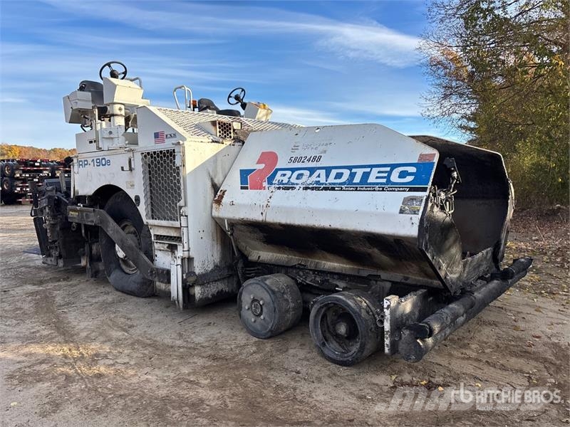 Roadtec RP190e Wheel Asphalt Paver (Inoperable) Asfaltadoras