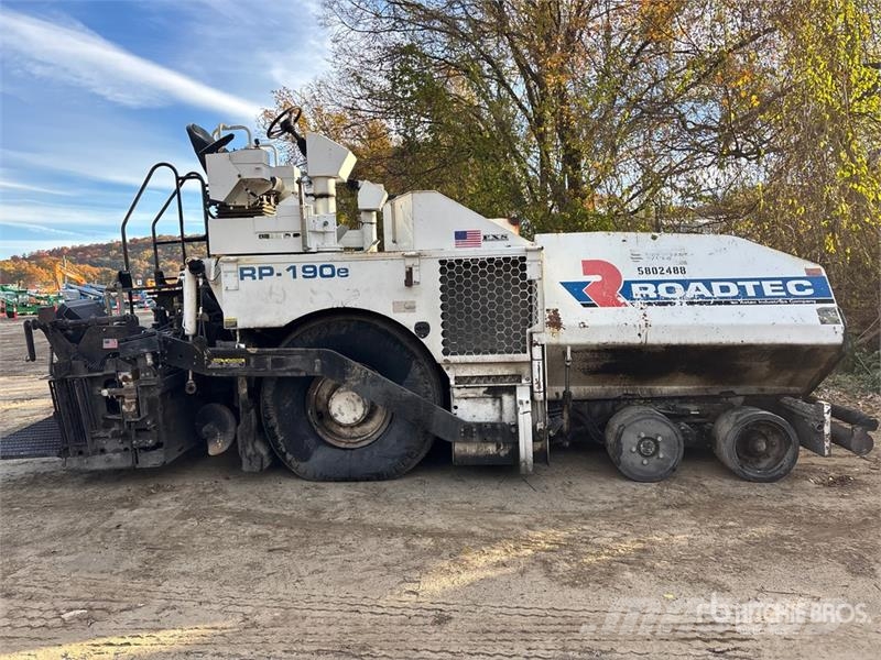 Roadtec RP190e Wheel Asphalt Paver (Inoperable) Asfaltadoras