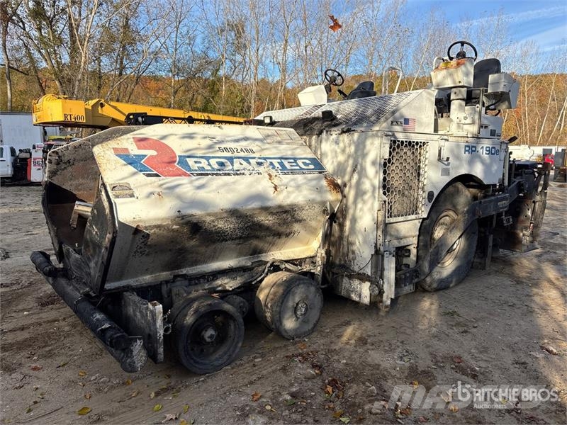 Roadtec RP190e Wheel Asphalt Paver (Inoperable) Asfaltadoras