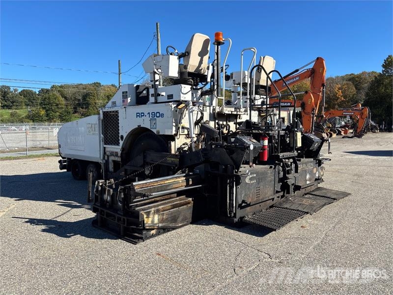 Roadtec RP190E Wheel Asphalt Paver Asphalt pavers